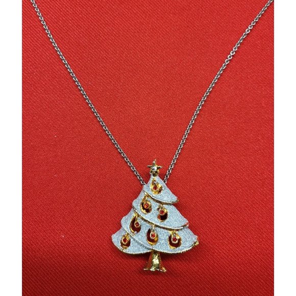 Christmas Pins/ Brooches Set of 3 Christmas Tree, Angel & Stocking Pins - Picture 8 of 12